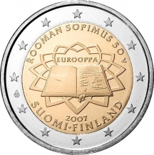 2 EURO 2007	Verdrag van Rome	UNC Oostenrijk